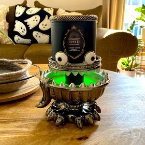 Bath and body works monster 3 wick candle holder